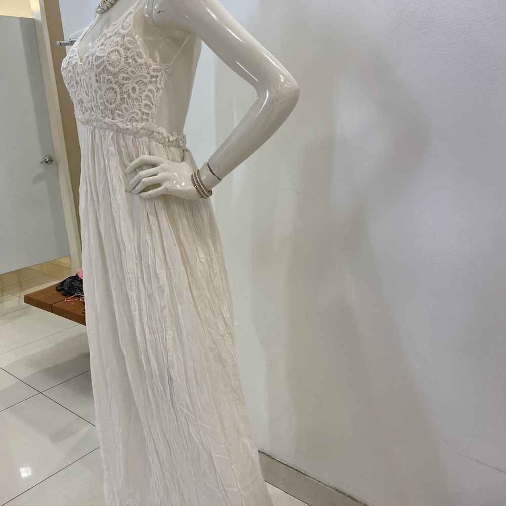 Latiste brand long dress. Size M white backless